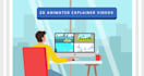 create premium custom 2d animated explainer video in 24 hour