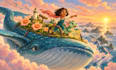 create ai children story book illustrations and book covers