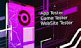 test, review, play your game, program to assure quality QA