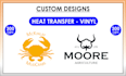 do heat transfer vinyl designs for clothing with 300 dpi
