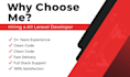 develop or fix laravel website, API, backend, and full stack web application