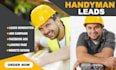 handyman lead generation handyman construction website SEO