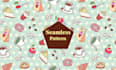 make a seamless pattern or repeat pattern for fabric