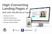 create a high converting landing page with wordpress