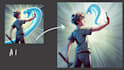 create fix ai art image or create logo, hand drawing images