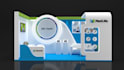 design 3d exhibition booth, event stage, gate, photo booth