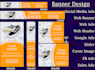 design youtube banner, facebook banner, web banner