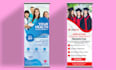 design roll up, retractable banner, pull up or roller banner