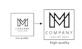 convert raster to vector or raster image to a vector logo