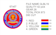 create woven labels design for machine in mucad software