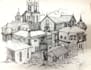 draw  architectural building  drawings by hand