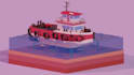 create low poly 3d models, game assets and game props