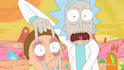 create cartoon rick and morty, bojack horseman style animation
