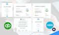 do bookkeeping accounting on  amazon shopify  xero quickbooks