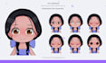 create chibi pngtuber for stream, discord, vtuber and twitch