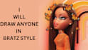 draw anyone in bratz doll style