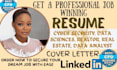 write data science, data analysis, cyber security education, computer resume