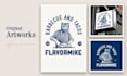 do vintage, retro, hand drawn for logo design business