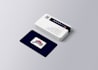 design modern business card or minimal unique elegant real estate card