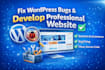 design,redesign business wordpress website as wpbakery or elementor expert