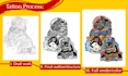 create custom tattoo designs in any style you envision