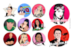 illustrate a pop art logo based on your photo