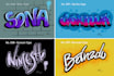 design graffiti letters of any words