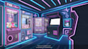 draw lofi art, bgm, game ,visual novel background in anime style