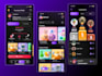 design a modern app or web UI with glassmorphism style
