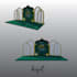 make booth event in 3d design