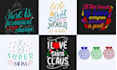 do custom typography t shirt design