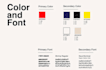 develop your logo and the brand guideline for your brand