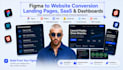 convert your UI design from figma to html, css , react, svelte