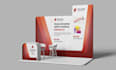 design trade show booth, exhibition stand banners, backdrop, booth graphics