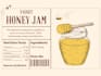design label and mockup for your product