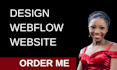build webflow website, webflow landing page, redesign webflow