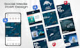digital flyer poster, facebook and instagram catchy ads