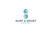 surf sport lake logo design
