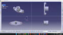 draw a 2d mechanical drawing with solidworks, catia, and autocad