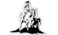 draw illustrations in my unique black and white style
