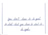 handwrite neat assignments, notes, and letters