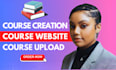 online course content, course creator, upload course to kajabi, thinkific, udemy