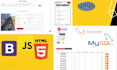 create and edit website using laravel php html bootstrap mysql