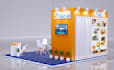 make 3d exhibition stand, stall, booth, kiosk designs render