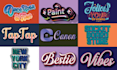 do custom graffiti, streetwear, and hip hop typography logo