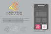 design exclusive outstanding gradient app, modern logo