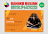 do creative social media designs, banner ads designs