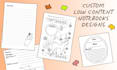 make a custom low content book interior and cover for amazon KDP