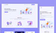 convert your design to HTML CSS and js