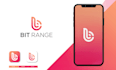 design outstanding simplistic modern minimalist app gradient logo
